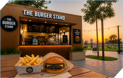The Burger Stand and Fries
