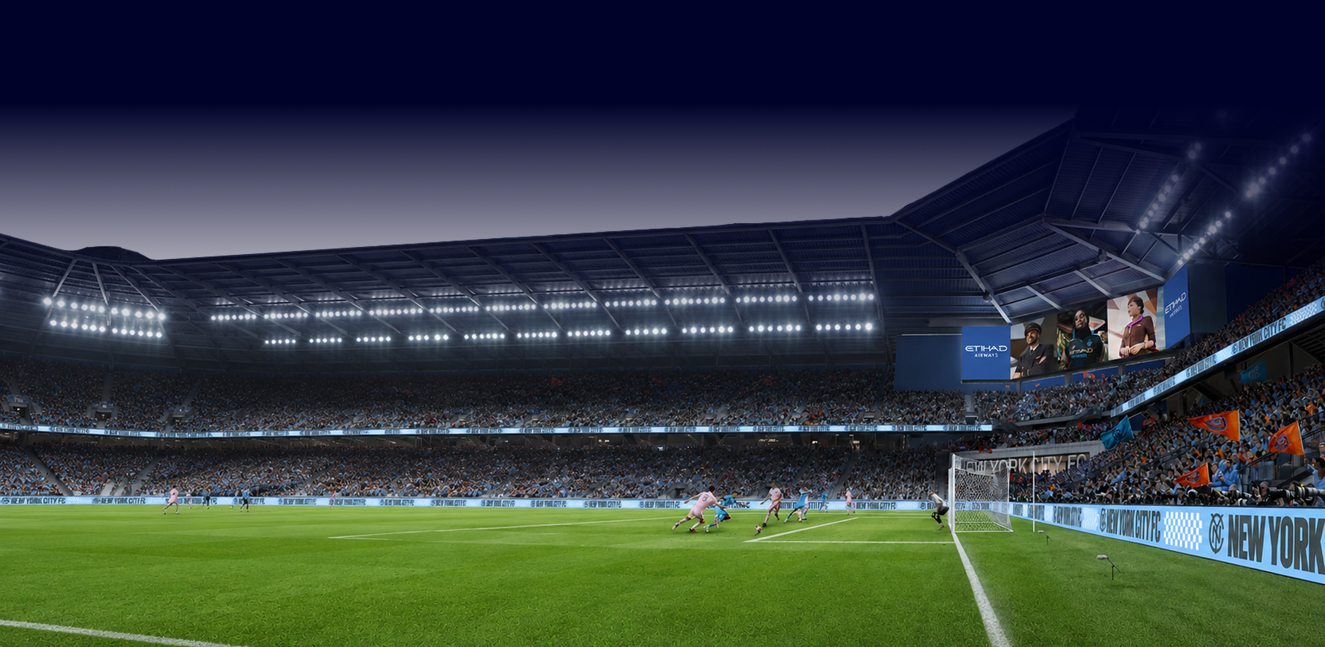Interior del estadio Etihad Park